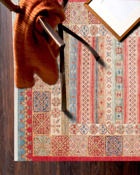 Eko Halı Antique ATK 04 Multy Antik Desen Makinede Yıkanabilir Halı Kaymaz Taban Vintage Modern Salon Mutfak Koridor Halısı