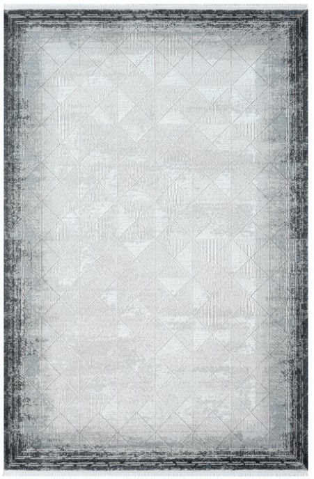 Seyran Halı Grad  3204 Antrasit Modern Dokuma Kaymaz Taban Halı