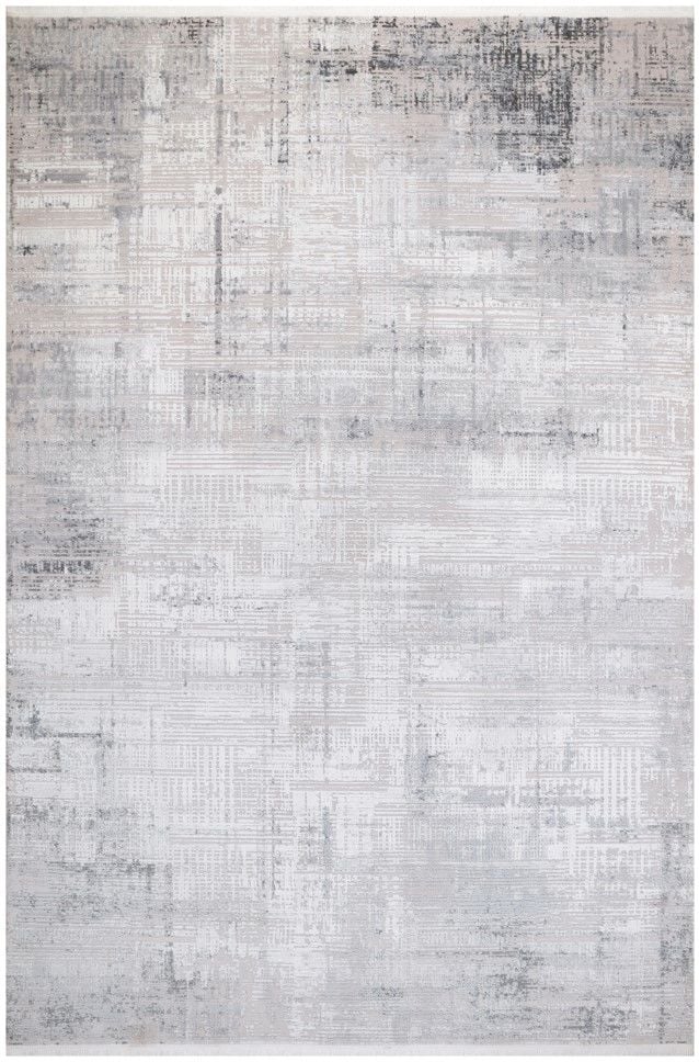 Türkmen Halı Alya Antialerjik Modern Akrilik Makine Halısı 20440 Gri 100x200