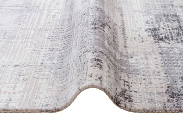 Türkmen Halı Alya Antialerjik Modern Akrilik Makine Halısı 20440 Gri 100x300