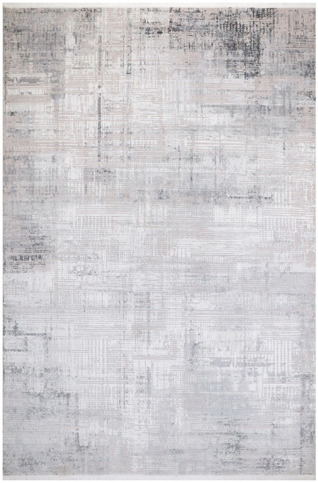 Türkmen Halı Alya Antialerjik Modern Akrilik Makine Halısı 20440 Gri 160x230