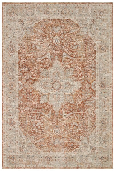 Eko Halı Efes 05 Terra XW  Vintage Etnik Desenlere Sahip Özel Yumuşak Tuşeli Polysoft İpler ile Üretilen Makine Halısı