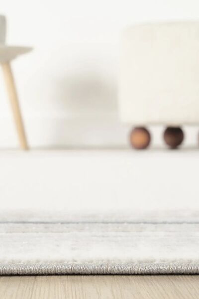 Seyran Halı Asya 530 Mavi Akrilik Çerçeveli Klasik Desen Salon Halısı Yolluk Modern Akrilik Halı Dokuma Taban Saçaklı Modern Şık Halı