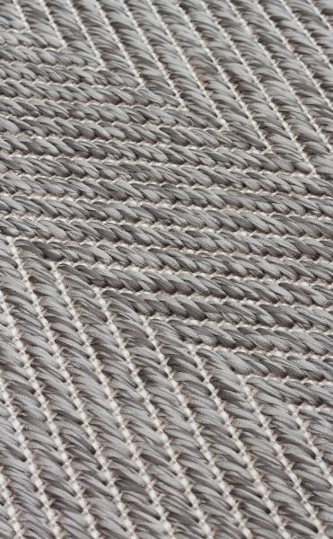 Eko Halı Mono 02 Grey Hav Toz Vermez Sisal Halı Kolay Temizlenen Hasır Dokulu Modern Halı