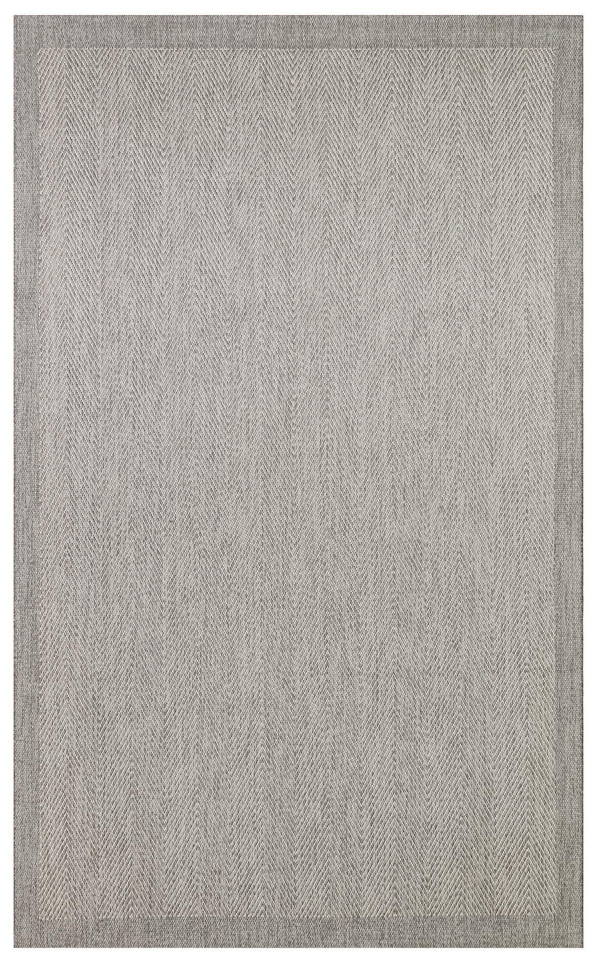 Eko Halı Mono 02 Grey Hav Toz Vermez Sisal Halı Kolay Temizlenen Hasır Dokulu Modern Halı