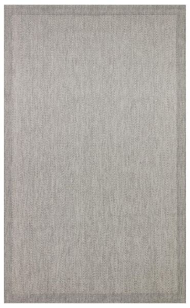 Eko Halı Mono 02 Grey Hav Toz Vermez Sisal Halı Kolay Temizlenen Hasır Dokulu Modern Halı