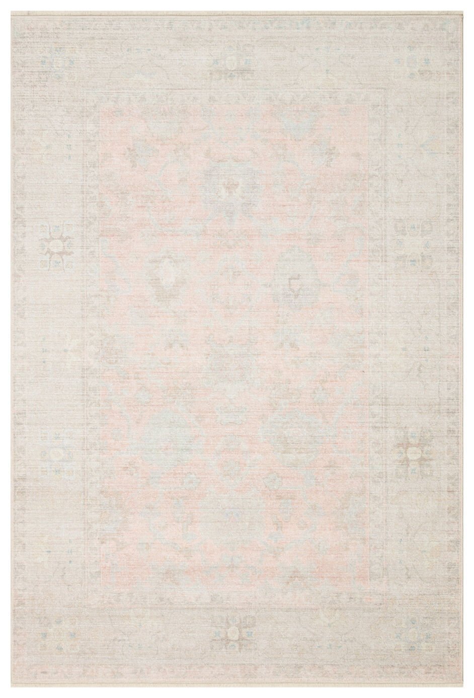 Eko Halı Grace GRC 01 Pastel Otantik Doku ve Renklere Sahip Vintage İskandinav Desenli Makine Halısı