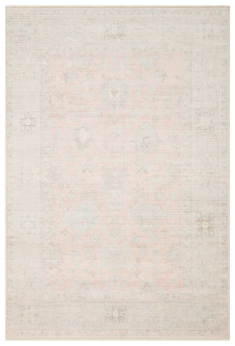 Eko Halı Grace GRC 01 Pastel Otantik Doku ve Renklere Sahip Vintage İskandinav Desenli Makine Halısı