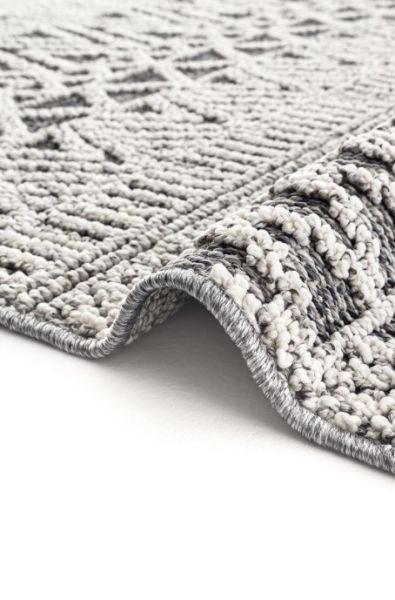 Eko Halı Soho 14 Grey Hav Toz Vermez Modern Bukle Makine Halısı Yolluk Gri Mutfak Halısı