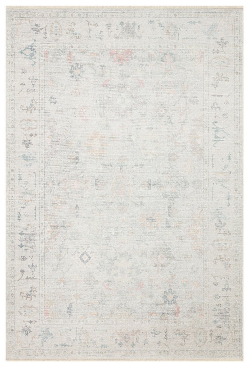 Eko Halı Grace GRC 02 Sky Otantik Doku ve Renklere Sahip Vintage İskandinav Desenli Makine Halısı