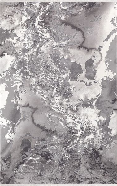 Merinos Halı Therapy 19112 096 Yün Tuşeli Modern Salon Halısı Gri 200x290