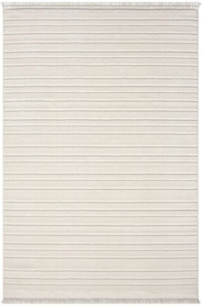 Seyran Halı İbiza 154 Krem Yumuşak Tuşeli Kabartmalı Modern Salon Halısı Mutfak Halısı Yolluk