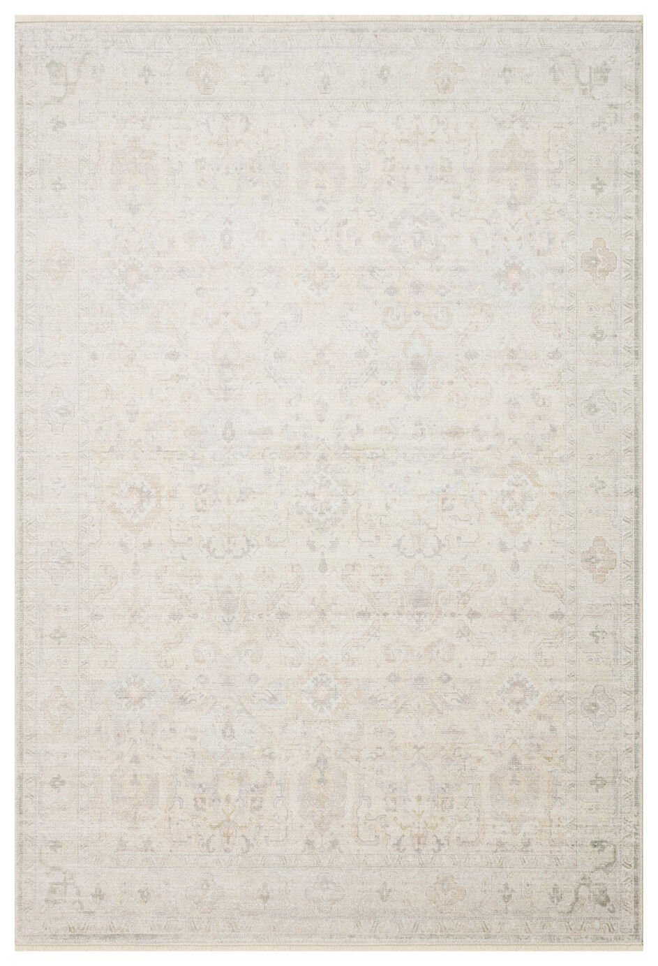 Eko Halı Grace GRC 03 Beige Otantik Doku ve Renklere Sahip Vintage İskandinav Desenli Makine Halısı