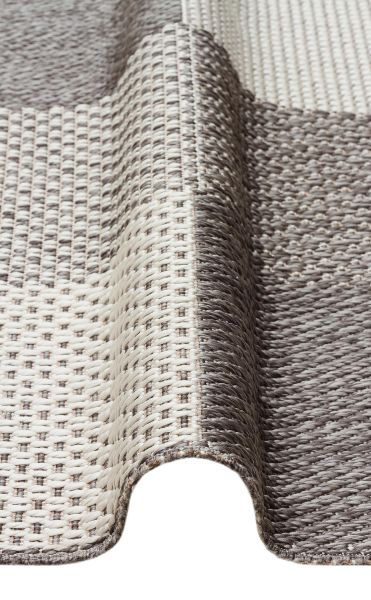 Eko Halı Mono 01 Grey Hav Toz Vermez Sisal Halı Kolay Temizlenen Hasır Dokulu Modern Halı