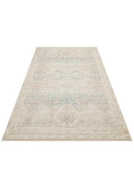 Eko Halı Grace GRC 04 Sky Otantik Doku ve Renklere Sahip Vintage İskandinav Desenli Makine Halısı