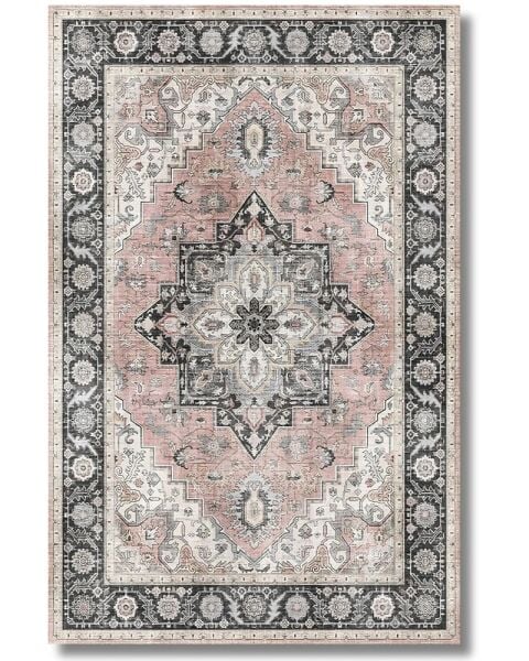 Drom Pamuk Dokuma Taban Makinede Yıkanabilen Kilim Kaymaz Şönil Etnik Vintage Modern Halı