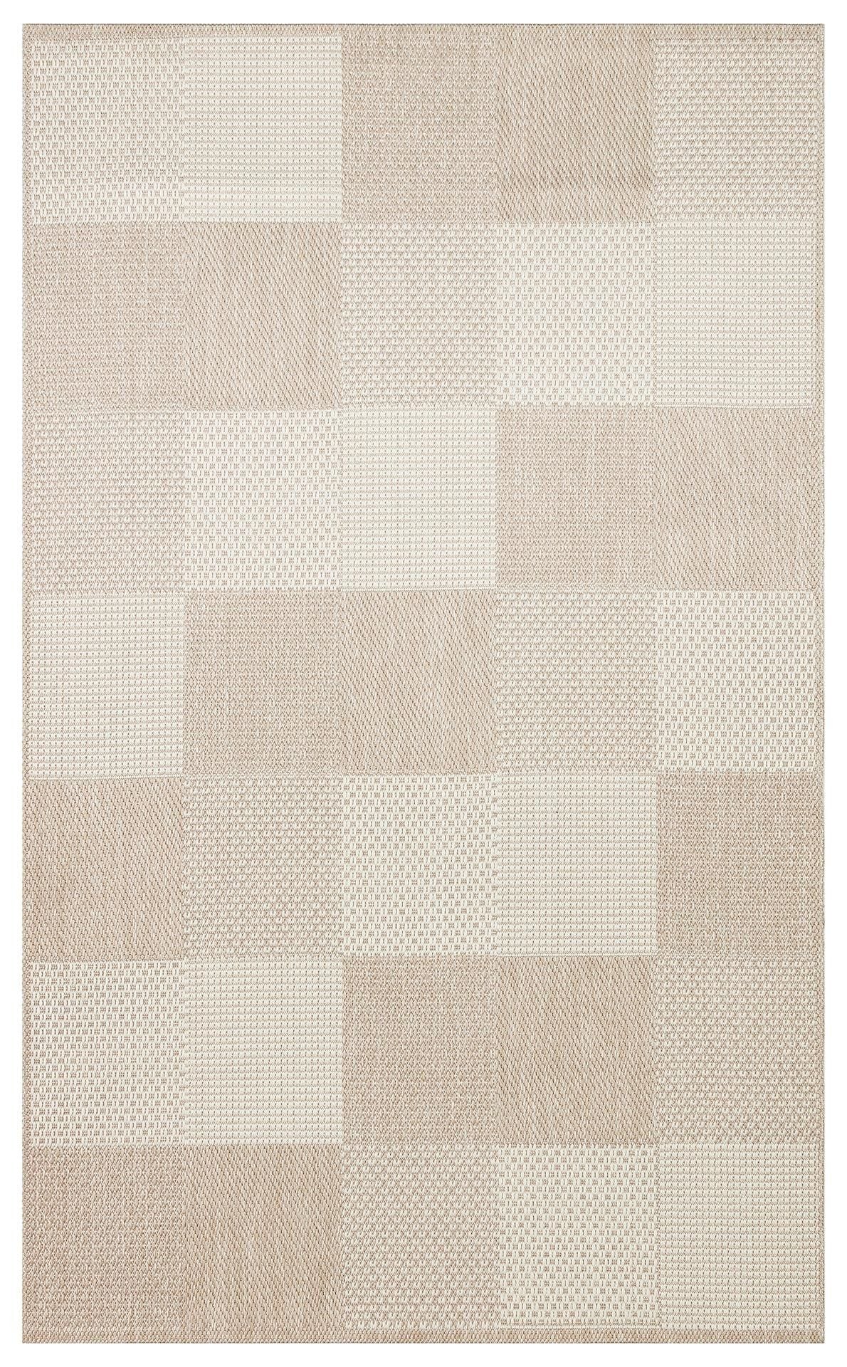 Eko Halı Mono 01 Beige Hav Toz Vermez Sisal Halı Kolay Temizlenen Hasır Dokulu Modern Halı
