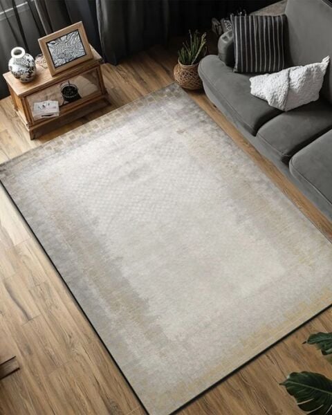 Drom Pamuk Dokuma Taban Makinede Yıkanabilen Kilim Kaymaz Şönil Slinebilir Modern Halı