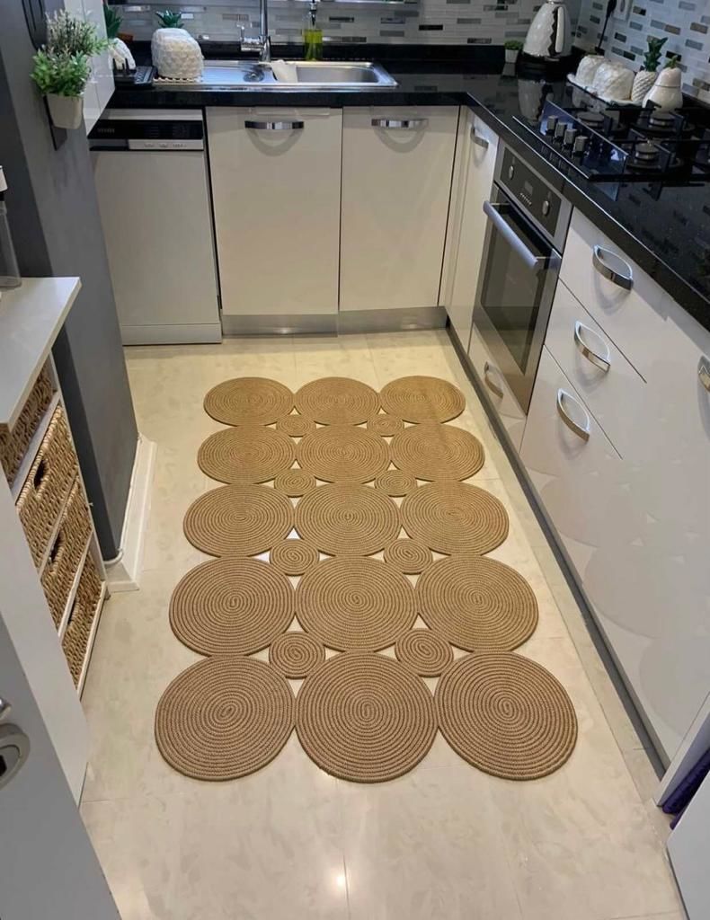 Milda 28 Jüt Hasırlı El Örgüsü Çift Taraflı Kilim Dikdörtgen Jüt Halı 120x180