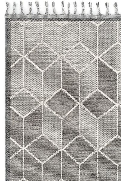 Eko Halı Soho SH 03 Grey Hav Toz Vermez Modern Bukle Makine Halısı Yolluk Gri Mutfak Halısı