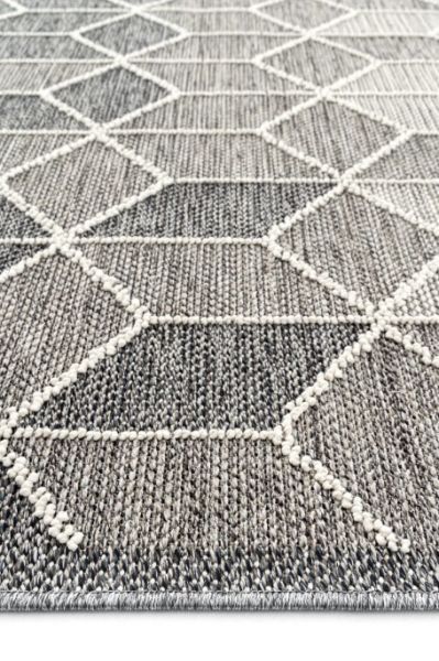 Eko Halı Soho SH 03 Grey Hav Toz Vermez Modern Bukle Makine Halısı Yolluk Gri Mutfak Halısı