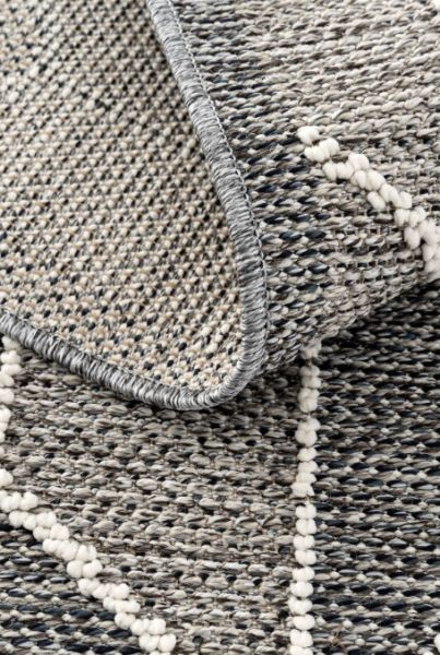 Eko Halı Soho SH 03 Grey Hav Toz Vermez Modern Bukle Makine Halısı Yolluk Gri Mutfak Halısı