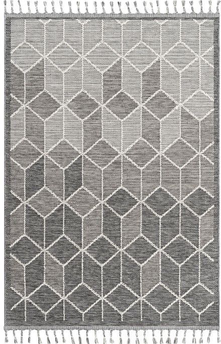 Eko Halı Soho SH 03 Grey Hav Toz Vermez Modern Bukle Makine Halısı Yolluk Gri Mutfak Halısı