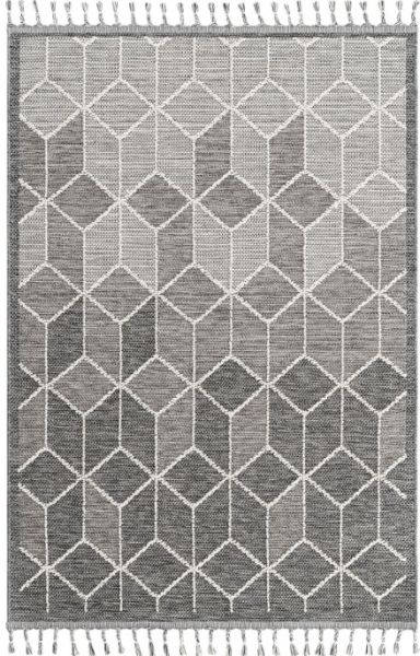 Eko Halı Soho SH 03 Grey Hav Toz Vermez Modern Bukle Makine Halısı Yolluk Gri Mutfak Halısı