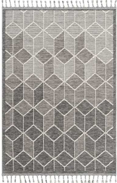 Eko Halı Soho SH 03 Grey Hav Toz Vermez Modern Bukle Makine Halısı Yolluk Gri Mutfak Halısı