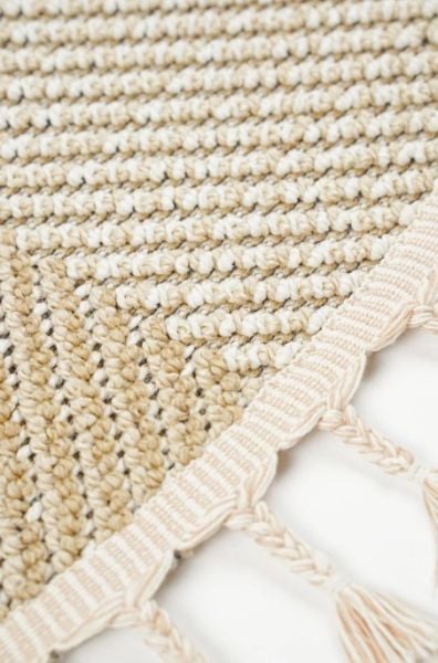 Eko Halı Soho SH 08 Beige Hav Toz Vermez Modern Bukle Makine Halısı Yuvarlak Yolluk Bej Mutfak Halısı