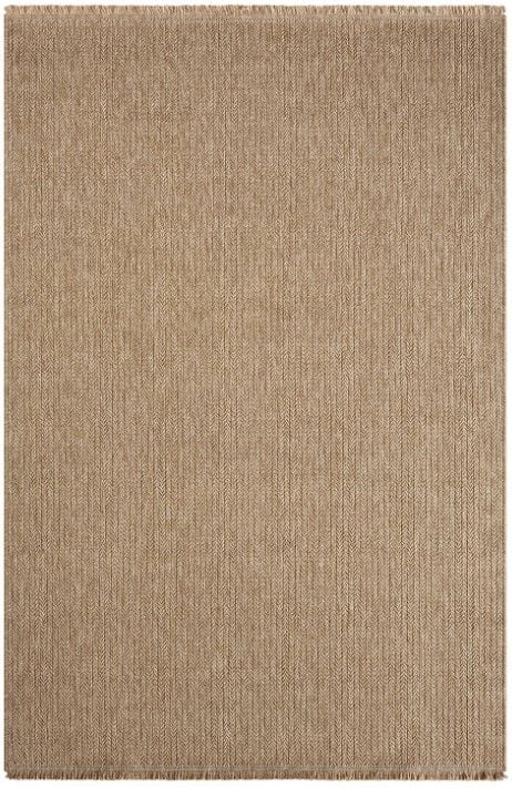 Seyran Halı 670 İndia Modern Jüt Dokulu Modern Kahverengi Halı Hasır Model Yolluk