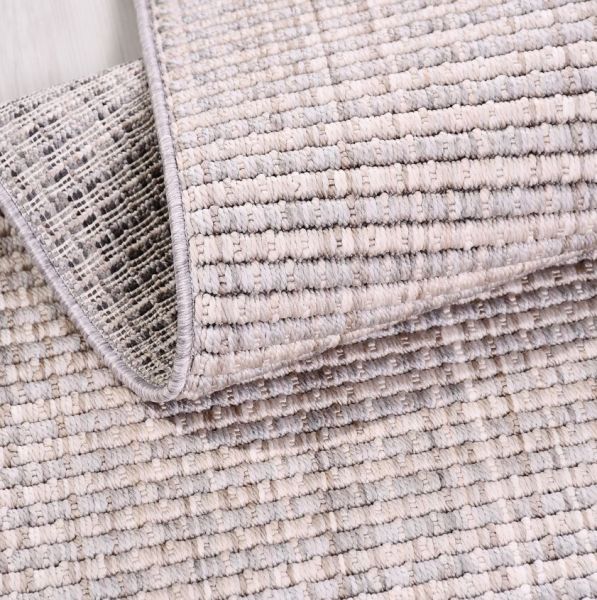 Crea Halı Tune TH02K Krem Gri Bukle Dokuma Modern Salon Halısı Mutfak Halısı Dekoratif Koridor Halısı My Crea Home
