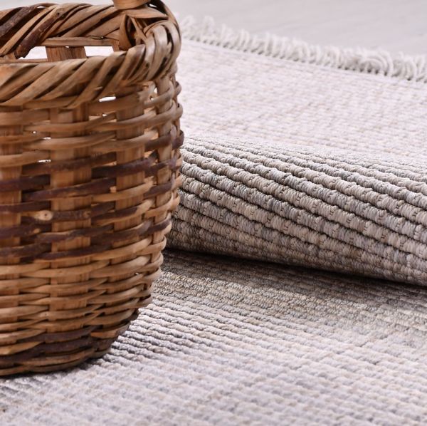 Crea Halı Tune TH02K Krem Gri Bukle Dokuma Modern Salon Halısı Mutfak Halısı Dekoratif Koridor Halısı My Crea Home