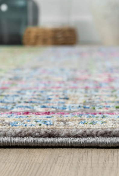 Seyran Halı Monde 801 Multi Vintage Çiçekli Klasik Halı  Antik Motifli Dekoratif Salon Halısı