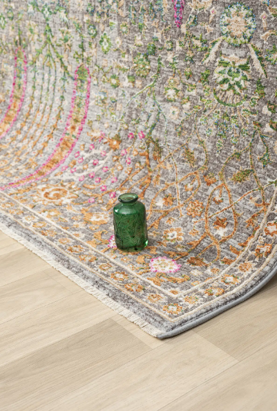 Seyran Halı Monde 801 Multi Vintage Çiçekli Klasik Halı  Antik Motifli Dekoratif Salon Halısı