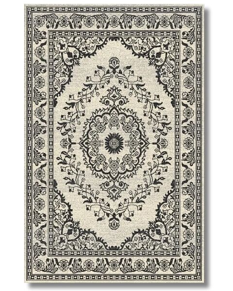 Drom Pamuk Dokuma Taban Makinede Yıkanabilen Kilim Kaymaz Şönil Modern Şık Vintage Halı