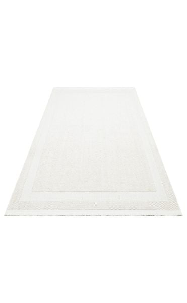 Eko Halı Cozy CZY 05 Cream Bukle Hav Toz Vermez Modern Örgü Dokuma Makine Halısı