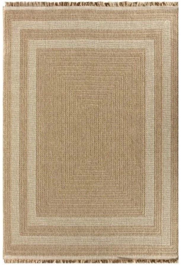 Seyran Halı 670 İndia Modern Jüt Dokulu Modern Kahverengi Halı Hasır Model Yolluk 100x200