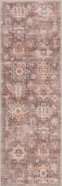 Atelier 502 Dusty Rose Eskitme Vintage Antre Hol Halısı Etnik Dokuma Otantik Özel Ölçü Yolluk