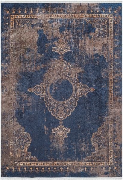 Halımax Dara 059 Yıkanabilir Kaymaz Dokuma Tabanlı Otantik Modern Halı