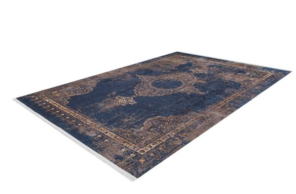 Halımax Dara 059 Yıkanabilir Kaymaz Dokuma Tabanlı Otantik Modern Halı