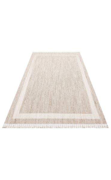 Eko Halı Cozy CZY 05 Beige Bukle Hav Toz Vermez Modern Örgü Dokuma Makine Halısı