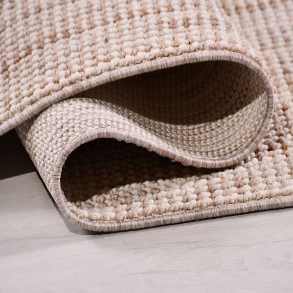 Crea Halı Pırıl PRLBJK Bej Bukle Dokuma Modern Salon Halısı Mutfak Halısı Dekoratif Koridor Halısı My Crea Home