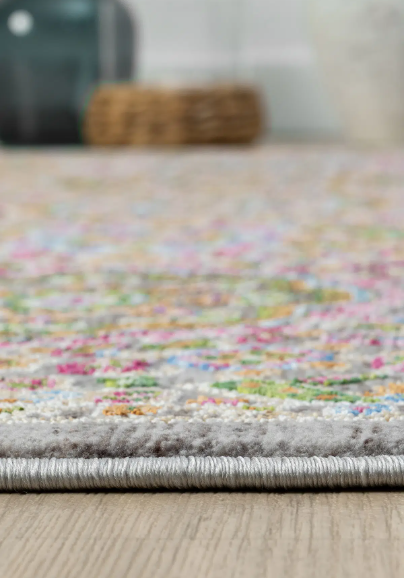 Seyran Halı Monde 802 Multi Vintage Çiçekli Klasik Halı  Antik Motifli Dekoratif Salon Halısı