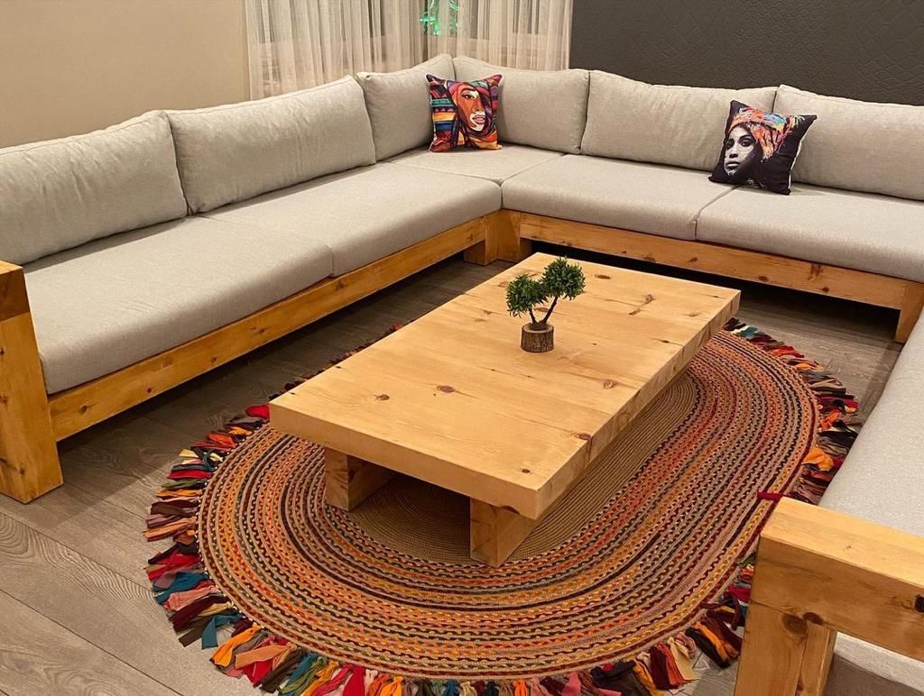 Milda 36 Jüt Hasırlı El Örgüsü Kilim Renkli Püsküllü Çift Taraflı Jüt Halı 100x150