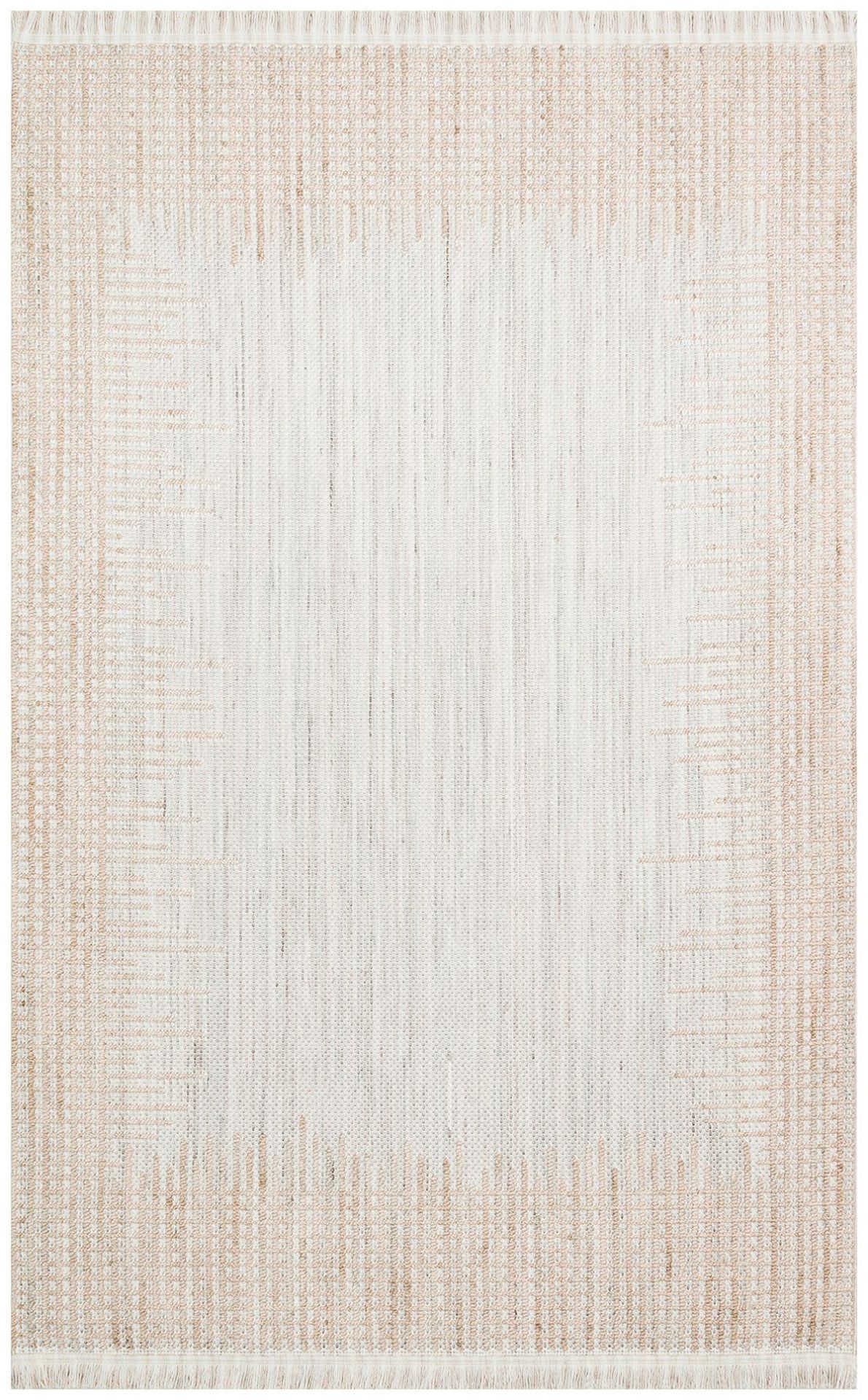 Eko Halı Cozy CZY 01 Grey Beige Bukle Hav Toz Vermez Modern Örgü Dokuma Makine Halısı