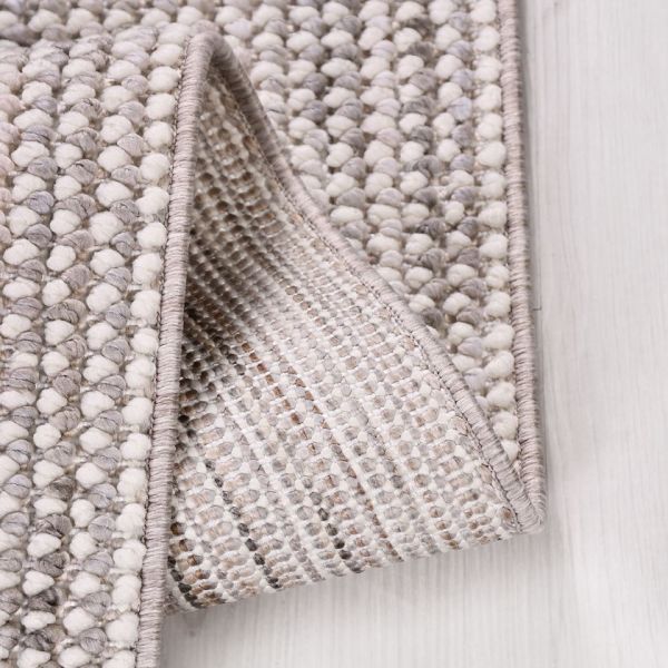 Crea Halı Pırıl PRLGRK Gri Bukle Dokuma Modern Salon Halısı Mutfak Halısı Dekoratif Koridor Halısı My Crea Home