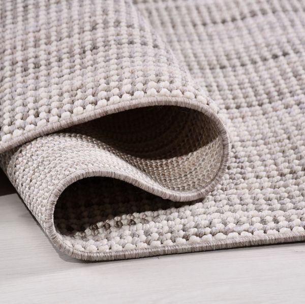 Crea Halı Pırıl PRLGRK Gri Bukle Dokuma Modern Salon Halısı Mutfak Halısı Dekoratif Koridor Halısı My Crea Home