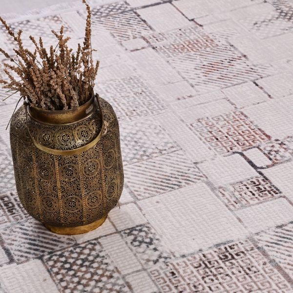 Crea Halı Etna EL01K Akrilik Dokuma Modern Klasik Salon Halısı My Crea Home