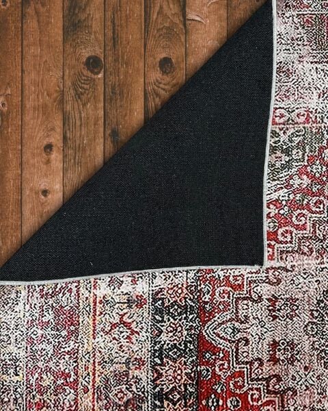 Drom Pamuk Dokuma Taban Makinede Yıkanabilen Kilim Kaymaz Şönil Renkli Otantik Halı